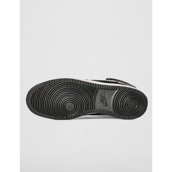 ⚡Nike Men's Black/White/Black Court Vision Mid Next Nature Fashion Sneakers - Picture 4 of 7